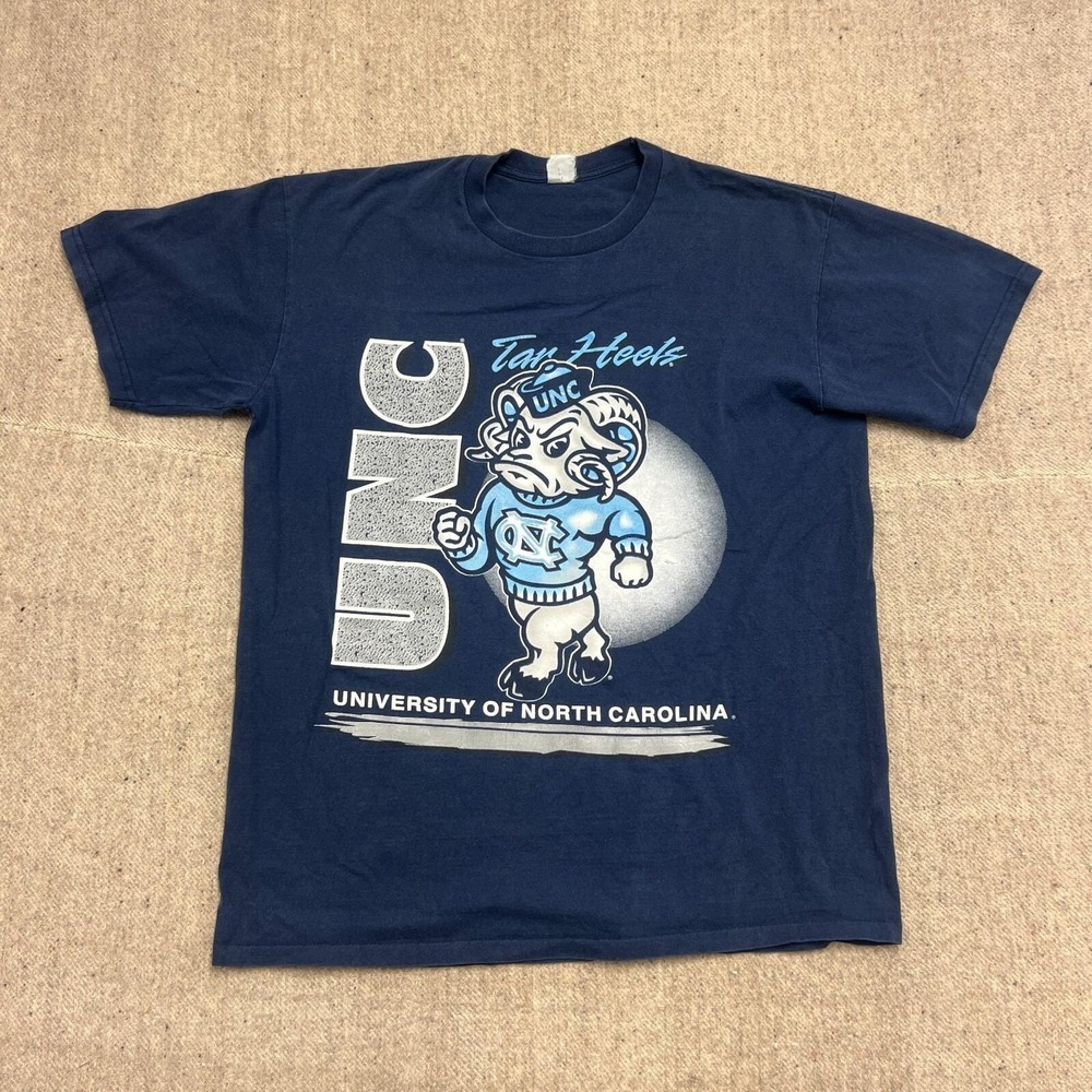 Vintage University Of North Carolina Shirt Mens XL Blue 1990s NCAA
